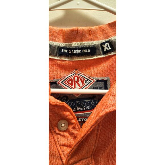 Superdry Men's Polo Light Orange Size XL - (Runs small) - Picture 4 of 6